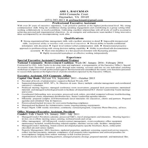 Executive Assistant Presentation | PPTX