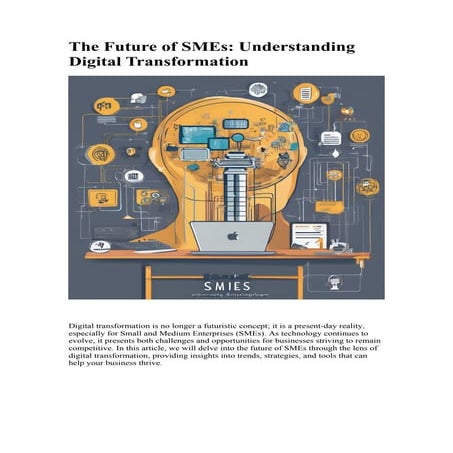 Understanding the Role of Digital Tools in SME Growth | DOCX
