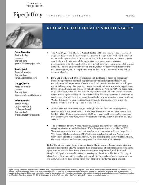 VR Report