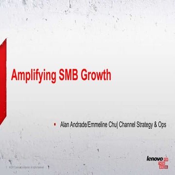 Amplifying SMB growth_Final presentation