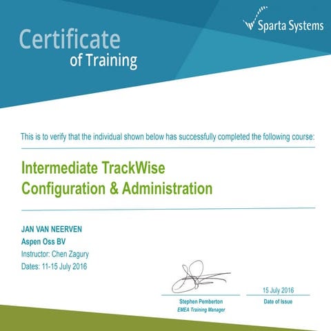 Introduction to TrackWise Configuration and Administration | PDF