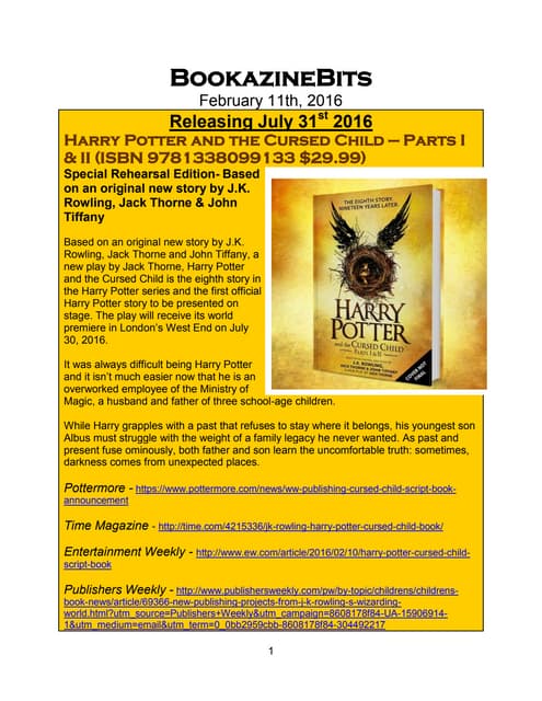 BookazineBits Thursday February 11 2016