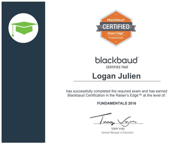 Raisers Edge Fundamentals Certificate PPT Raisers Edge Fundamentals Certificate PPT