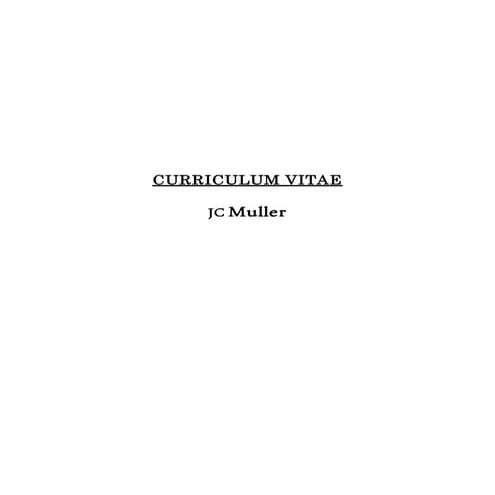 CURRICULUM VITAE - ORIGENAL