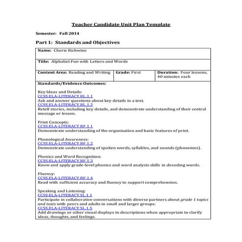 Unit planning and unit test | PPTX