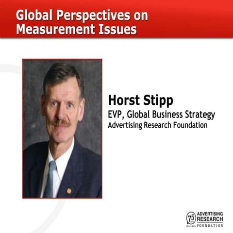 Global Perspectives on Measurement Issues