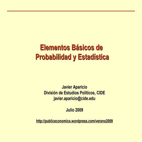 Repaso estadistica y probabilidades
