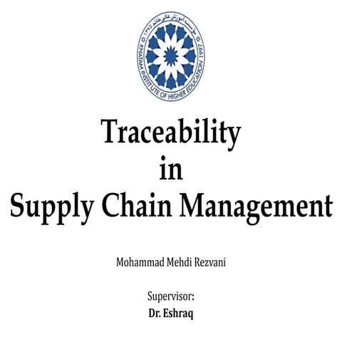 Traceability
