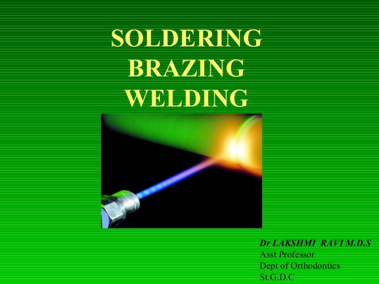 dental soldering