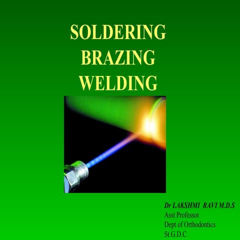 dental soldering