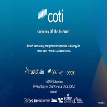 COTI - NOAH18 London