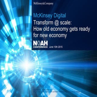 McKinsey & Company - NOAH15 Berlin