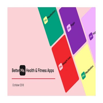 BetterMe - NOAH18 London | PDF