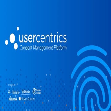 Usercentrics - NOAH18 London | PDF
