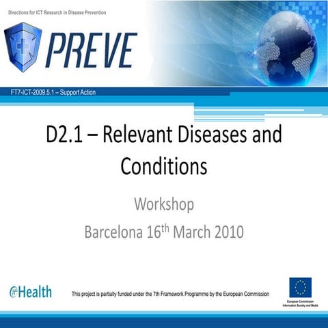 D2.1 relevant diseases and conditions