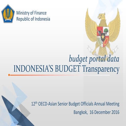 Budget transparency - Didik Kusnaini, Indonesia