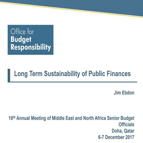 Long-term sustainability of public finances - James EBDON, United Kingdom