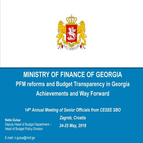 Budget Transparency - Natia GULUA, Georgia | PDF