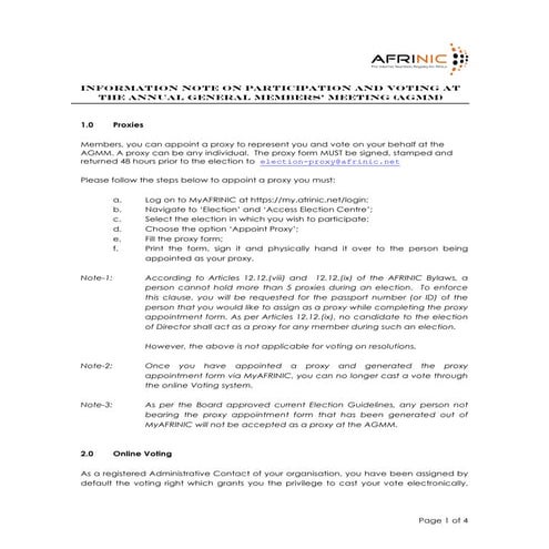 Information note -agmm2015 