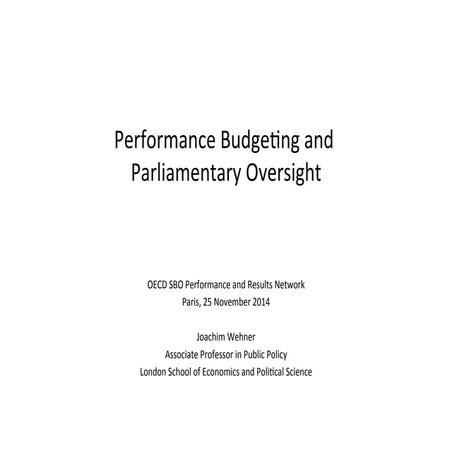 Accountability Institutions by Joachim Wehner