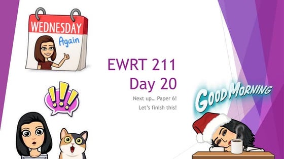 Ewrt 211 class 19 | PPT
