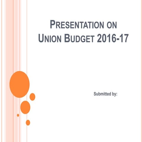 Union Budget 2016