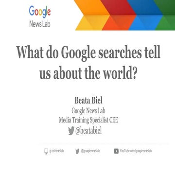 What do Google searches tell about the world? By Beata Biel. #RockitWAW