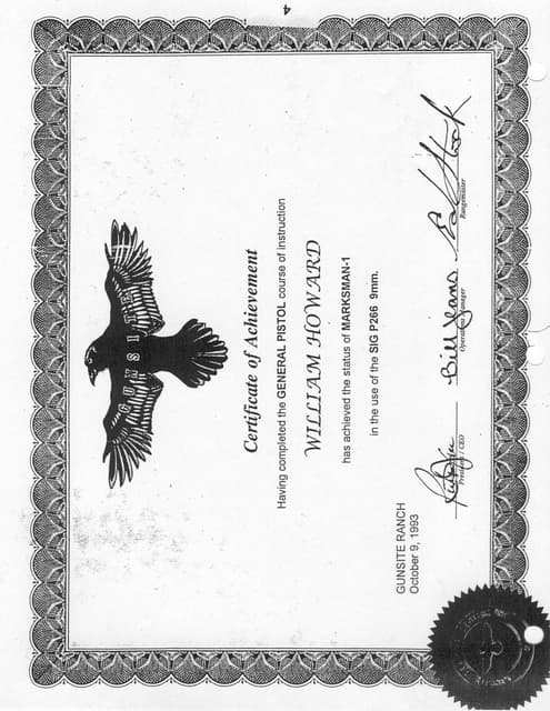 NTOA Certificate | PDF