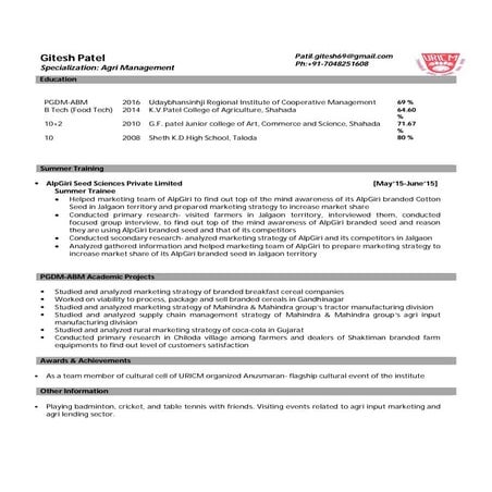 RESUME - B.V.RAMANA MURTHY | DOC