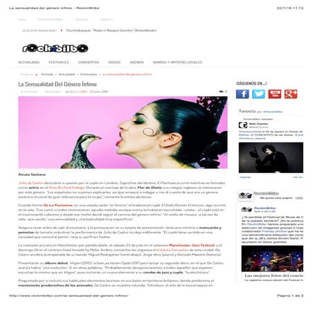 La sensualidad del género ínfimo - RockinBilbo