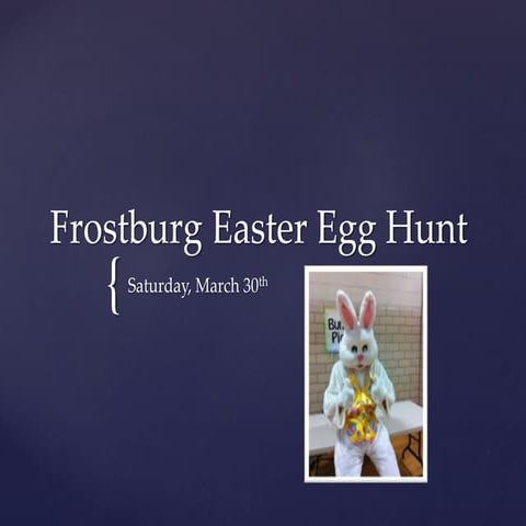 Frostburg Easter Egg Hunt