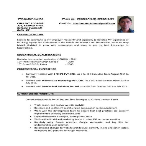 Prashant updated cv (1)