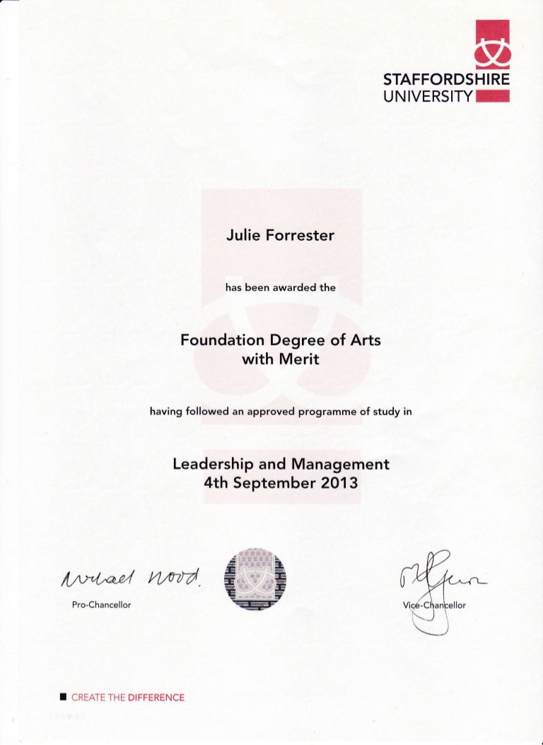 create a degree certificate