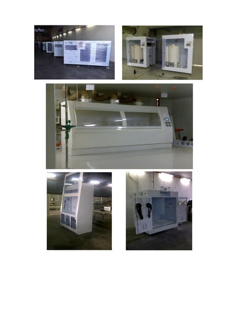 CHEMICALS MIXING CABINET & PARTS CLEANING WET BENCH