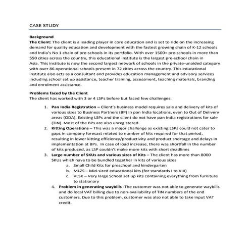 CASE STUDY | PDF