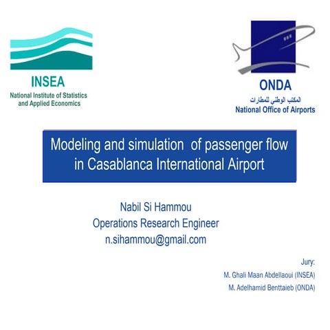 Flow simulation - Casablanca Interrnational Airport