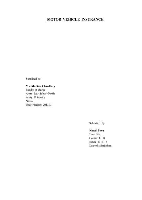 Research papers insurance