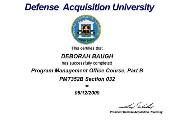 Army Acquisition Corps Certificate 2006 PDF Army Acquisition Corps Certificate 2006 PDF