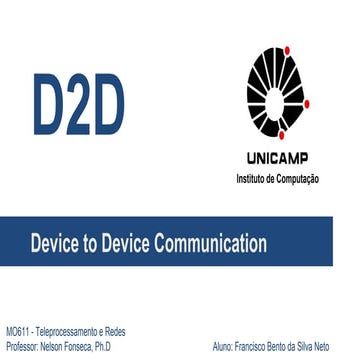 D2D - Device to Device Communication