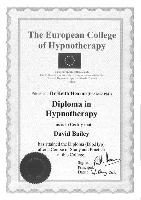 Hypnotherapy Certification PDF Hypnotherapy Certification PDF