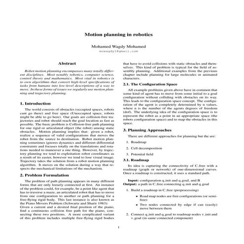 RoboticsMotionPlanning