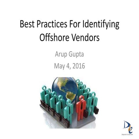 Best Practices For Identifying Offshore Vendors