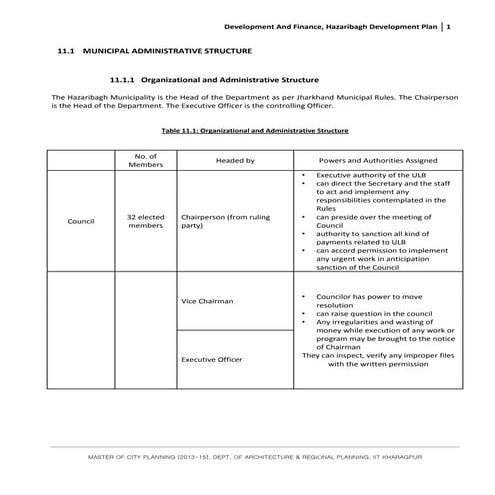 Chapter 11_DMF-Status Report