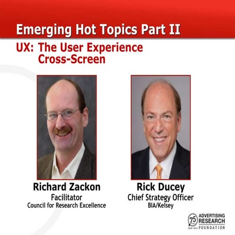 UX: The User Experience Cross-Screen
