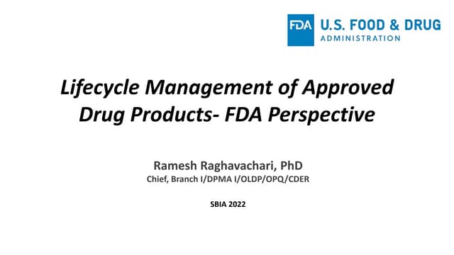 CMC & Post Approval Regulatory affairs ppt | PPTX