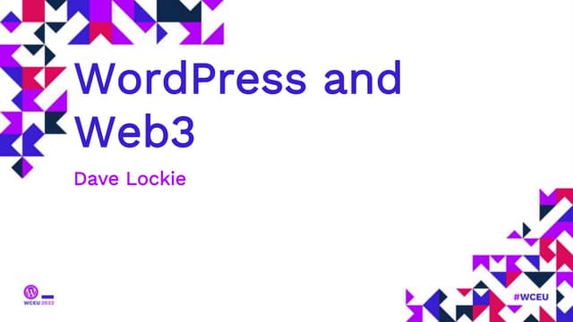 WordPress & Web3 - disruption, challenges and opportunities
