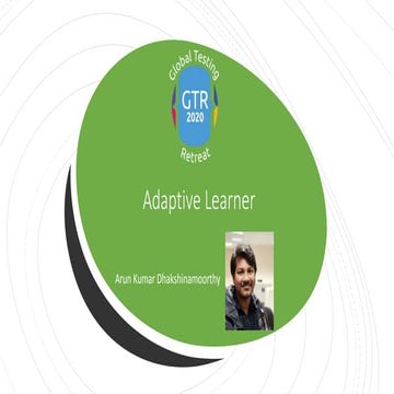 #ATAGTR2020 Presentation - Adaptive Learner