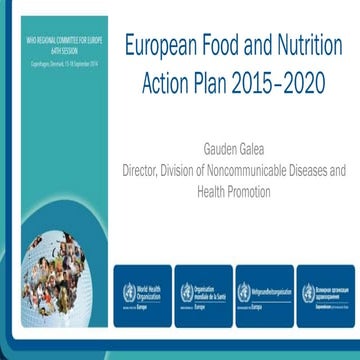 European Food and Nutrition Action Plan 2015–2020