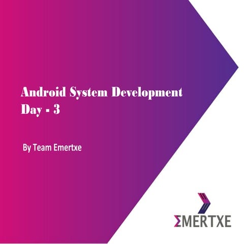 Embedded Android : System Development - Part III | PPT