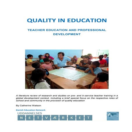 Quality in Education - A literature review - 21 01 2015 | PDF